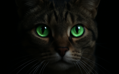 Por que os olhos dos gatos brilham no escuro?